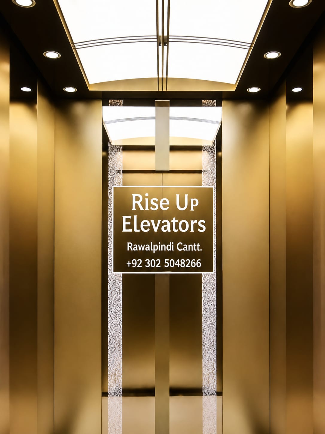 Modern elevator interior